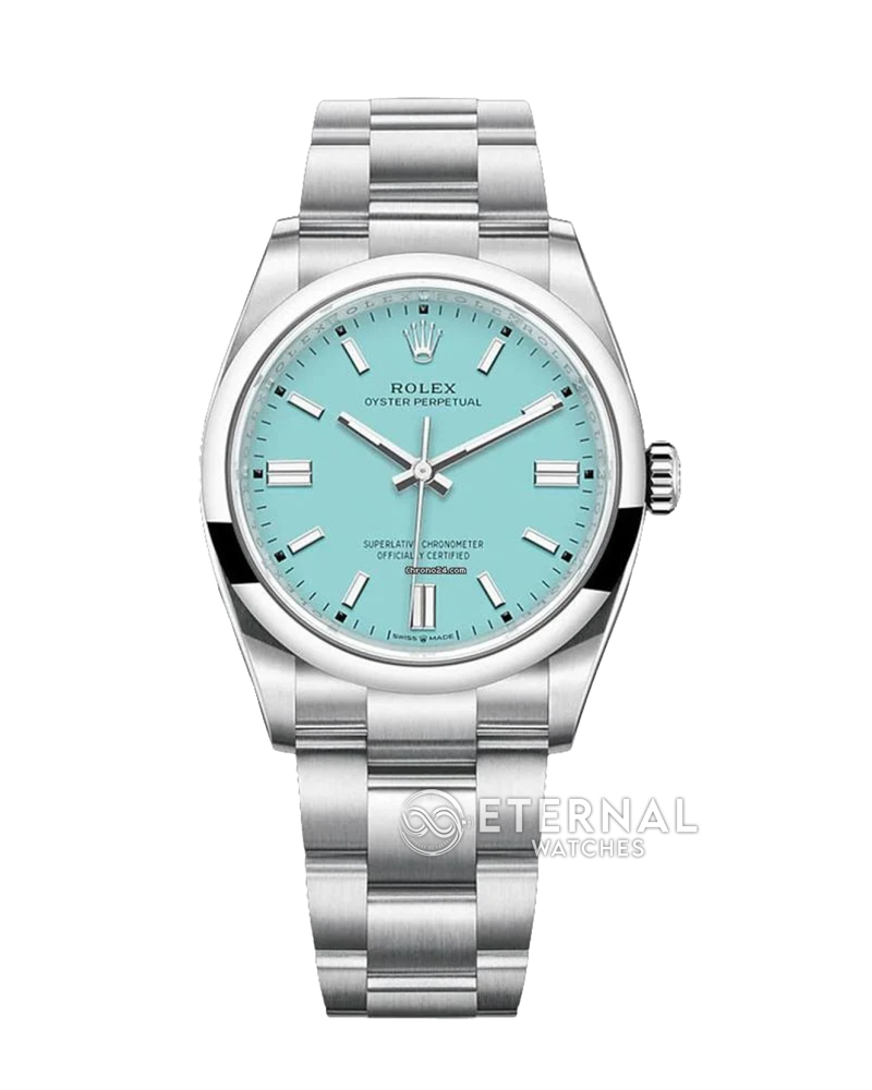 Rolex - Oyster Perpetual 126000 36mm SS/SS Tiffany Blue Dial Clean VR3230