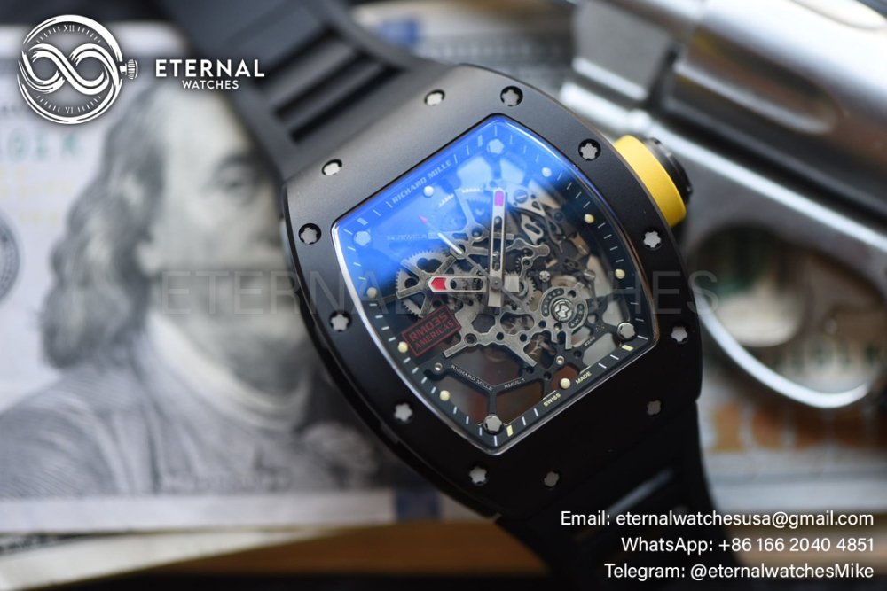 Richard Mille - RM035-02 Toro Americas Black Ceramic/RU Skeleton Dial Sonic RMAL1