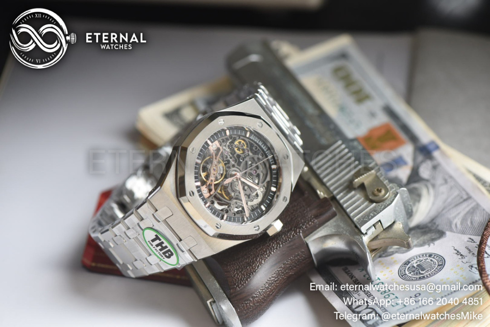 AP - Royal Oak 15407 41mm SS/SS Skeleton Dial THBF SH3132 V2 Super Clone