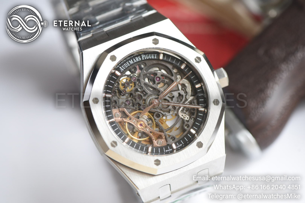 AP - Royal Oak 15407 41mm SS/SS Skeleton Dial THBF SH3132 V2 Super Clone