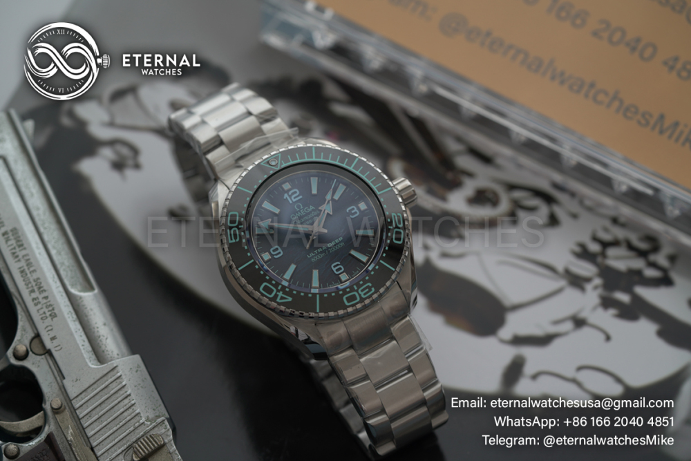 OMEGA - Seamaster Planet Ocean Ultra Deep 'Challenger' 45.5mm SS/SS Blue Dial VRF A8912