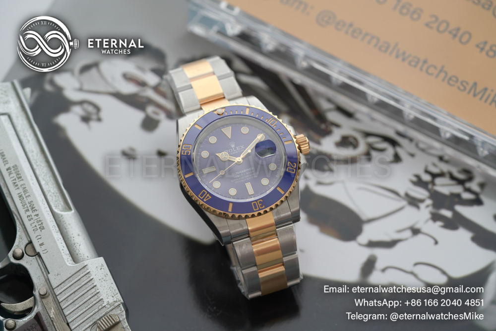 ROLEX - Submariner 126613LB 41MM 904L Blue/Dot YG/SS VSF VS3235