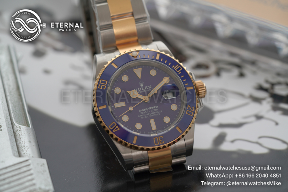 ROLEX - Submariner 126613LB 41MM 904L Blue/Dot YG/SS VSF VS3235