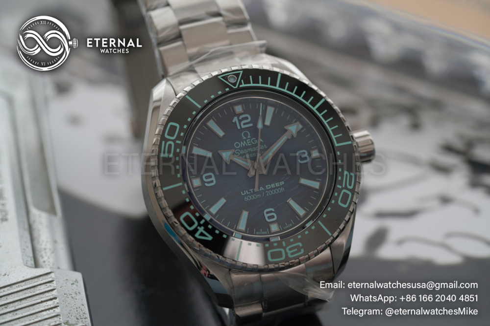 OMEGA - Seamaster Planet Ocean Ultra Deep 'Challenger' 45.5mm SS/SS Blue Dial VRF A8912