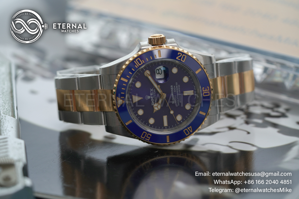ROLEX - Submariner 126613LB 41MM 904L Blue/Dot YG/SS VSF VS3235
