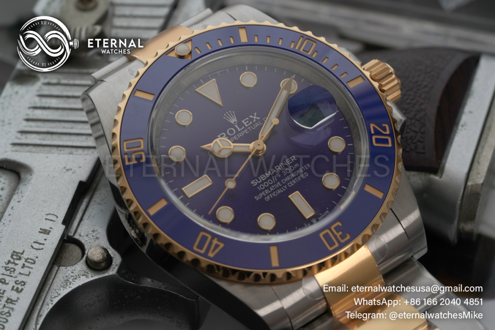 ROLEX - Submariner 126613LB 41MM 904L Blue/Dot YG/SS VSF VS3235