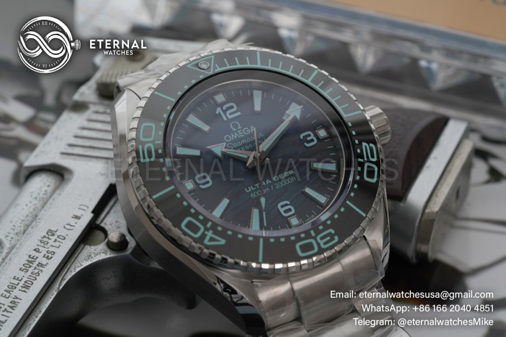 OMEGA - Seamaster Planet Ocean Ultra Deep 'Challenger' 45.5mm SS/SS Blue Dial VRF A8912