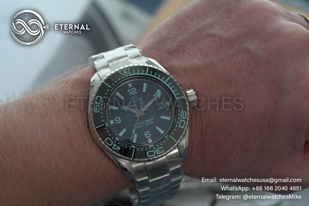 OMEGA - Seamaster Planet Ocean Ultra Deep 'Challenger' 45.5mm SS/SS Blue Dial VRF A8912
