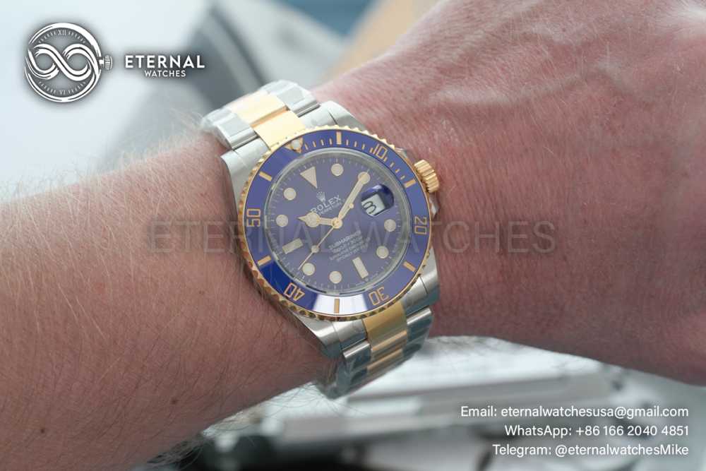 ROLEX - Submariner 126613LB 41MM 904L Blue/Dot YG/SS VSF VS3235