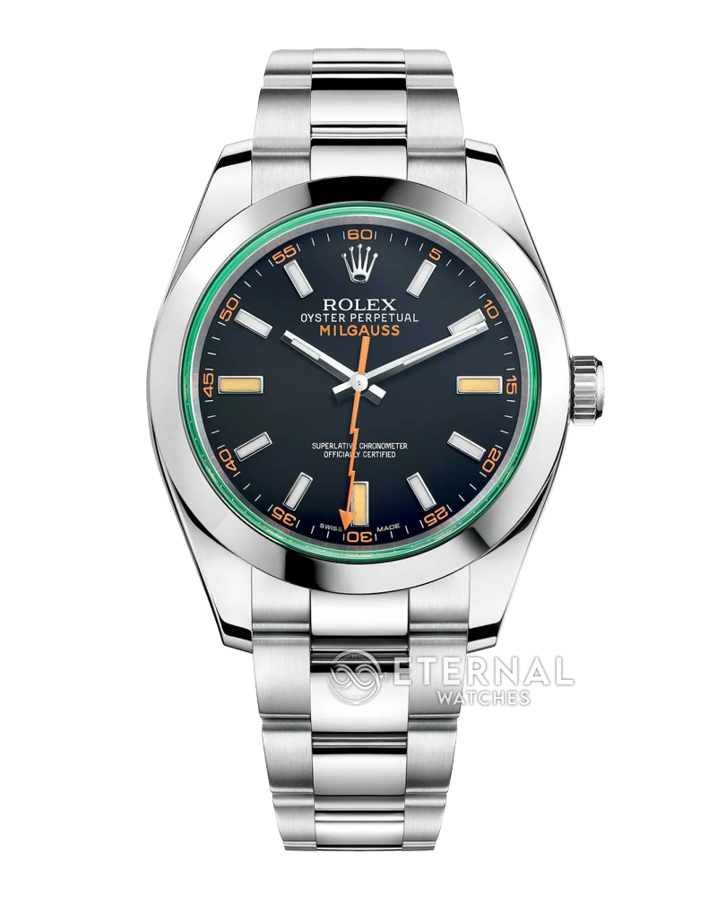 ROLEX - Milgauss 116400GV 40mm SS/SS Black Dial Green Crystal VSF VS3131