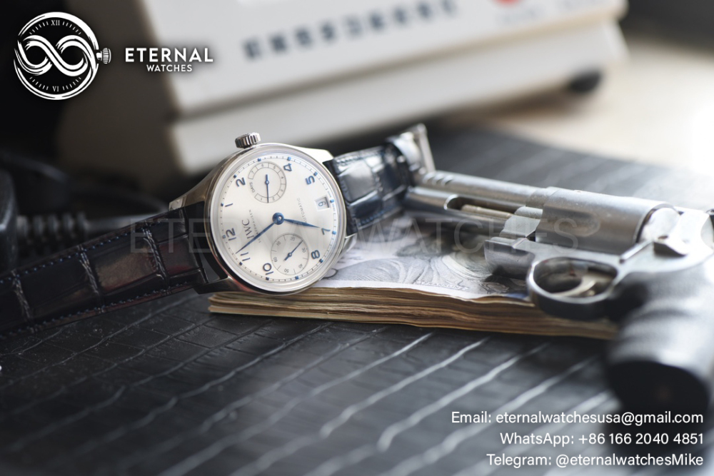 IWC - Portugieser 7 Days 2024 42mm SS/LE White/Blue APS A52010