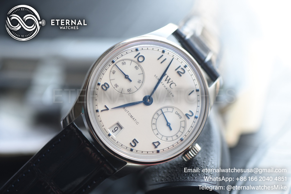 IWC - Portugieser 7 Days 2024 42mm SS/LE White/Blue APS A52010