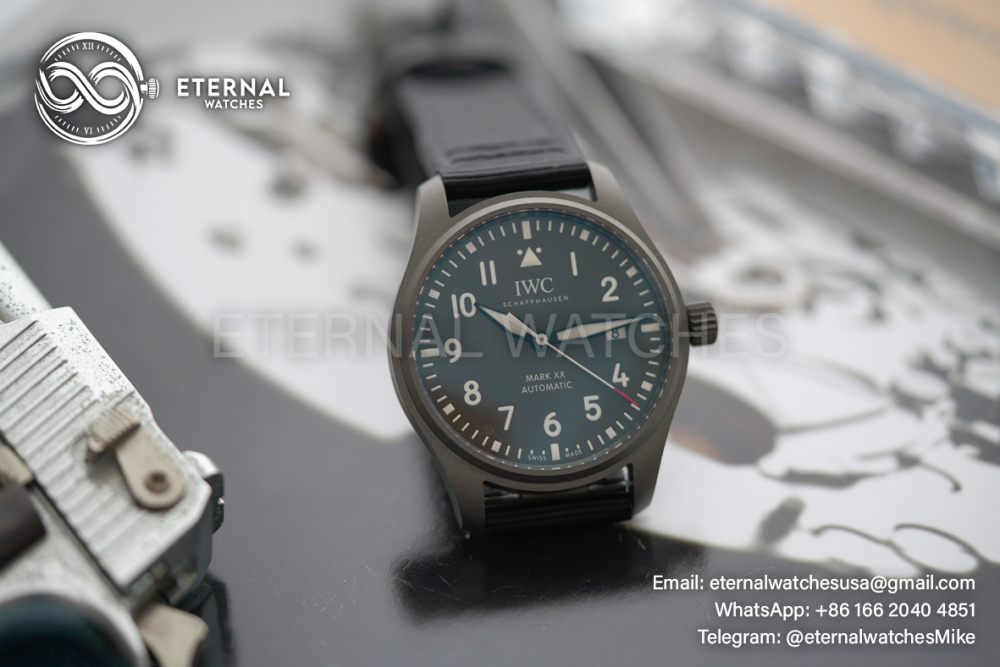 IWC - Pilots Watch Top Gun 41mm CER/NY Black Dial V7 A2892