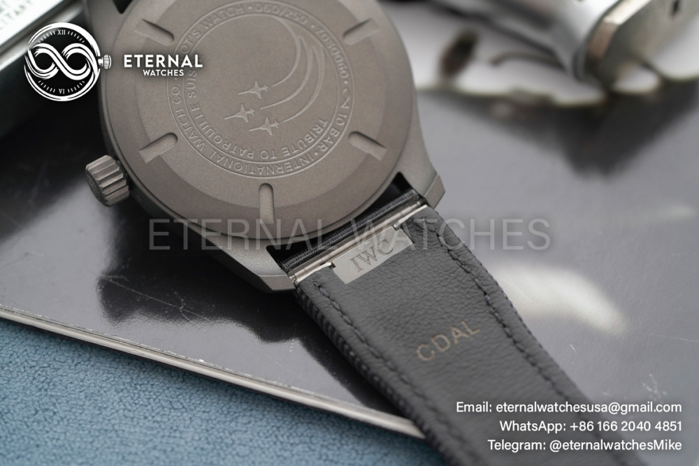 IWC - Pilots Watch Top Gun 41mm CER/NY Black Dial V7 A2892