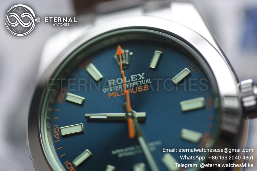 ROLEX - Milgauss 116400GV 40mm SS/SS Blue Dial VSF VS3131
