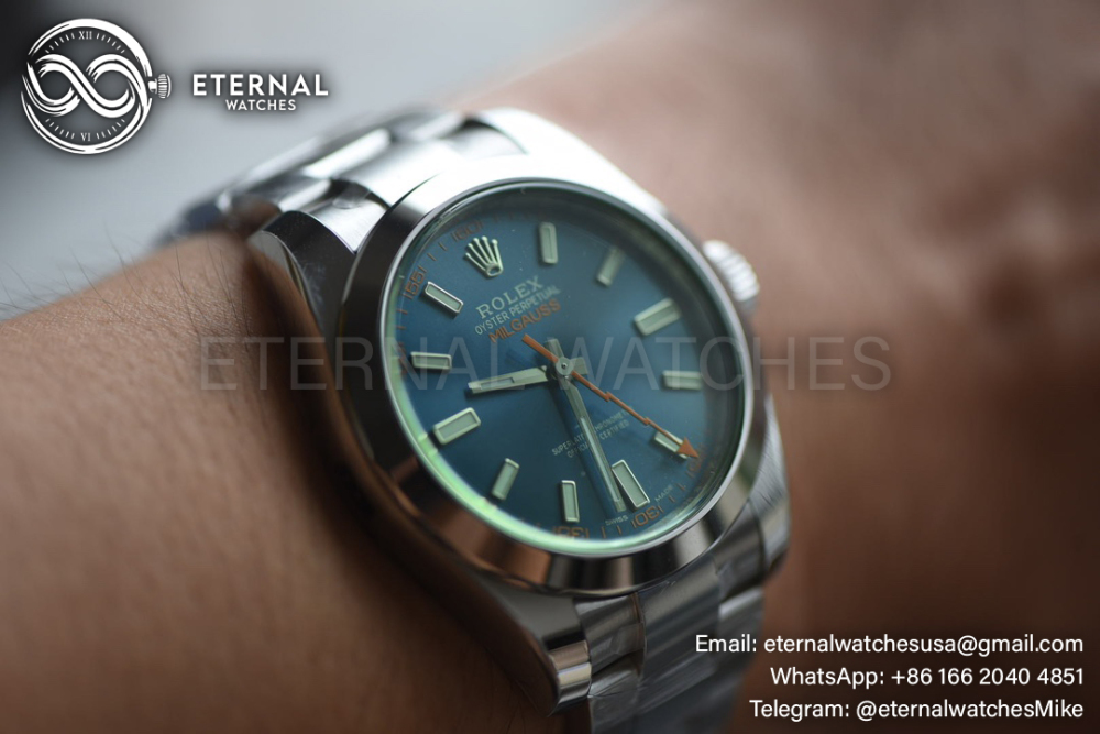 ROLEX - Milgauss 116400GV 40mm SS/SS Blue Dial VSF VS3131