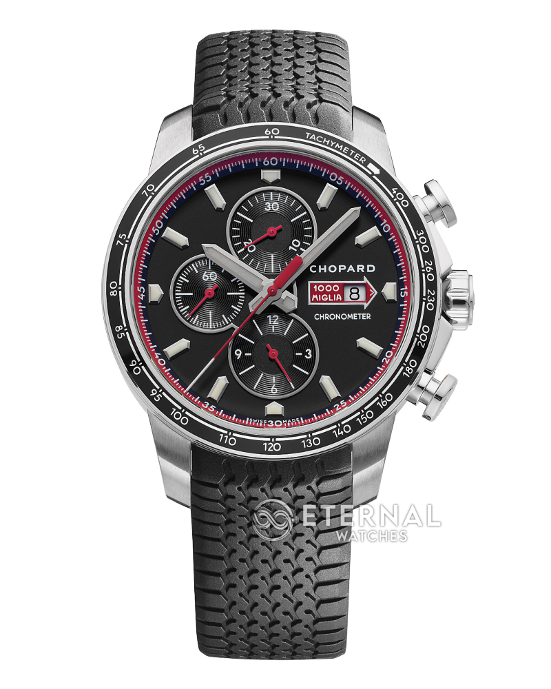 CHOPARD - Mille Miglia GTS Chronograph 44mm SS/RU Black Dial V7F A7750