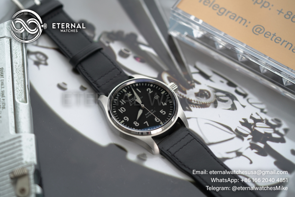 IWC - Pilot Mark XX 40mm SS/LE Black Dial V7F V2 A2892