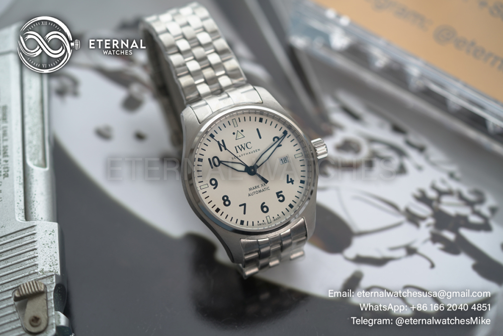 IWC - Pilots Watch Mark XX 40mm SS/SS White Dial V7F A2892