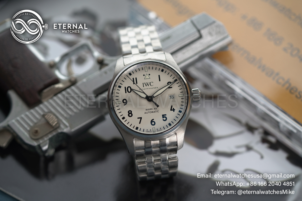 IWC - Pilots Watch Mark XX 40mm SS/SS White Dial V7F A2892