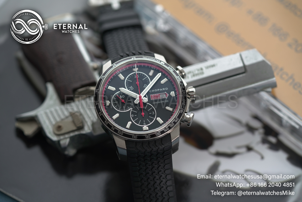 CHOPARD - Mille Miglia Race 44mm SS/RU Black Dial V7F A7750
