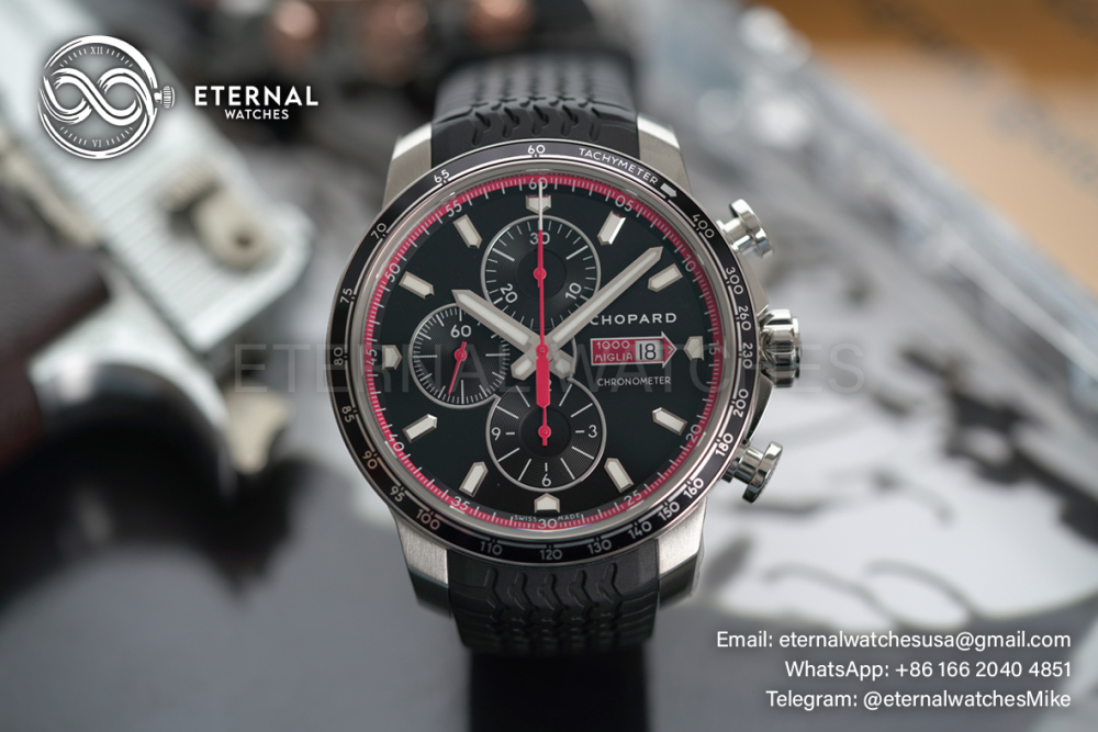 CHOPARD - Mille Miglia Race 44mm SS/RU Black Dial V7F A7750