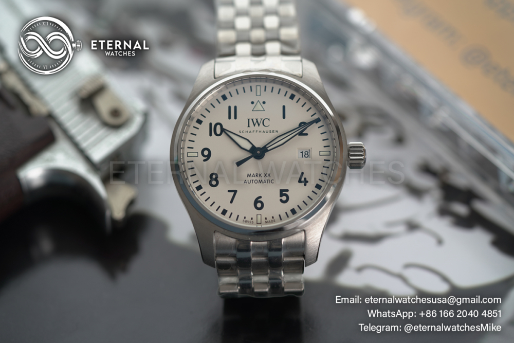 IWC - Pilots Watch Mark XX 40mm SS/SS White Dial V7F A2892