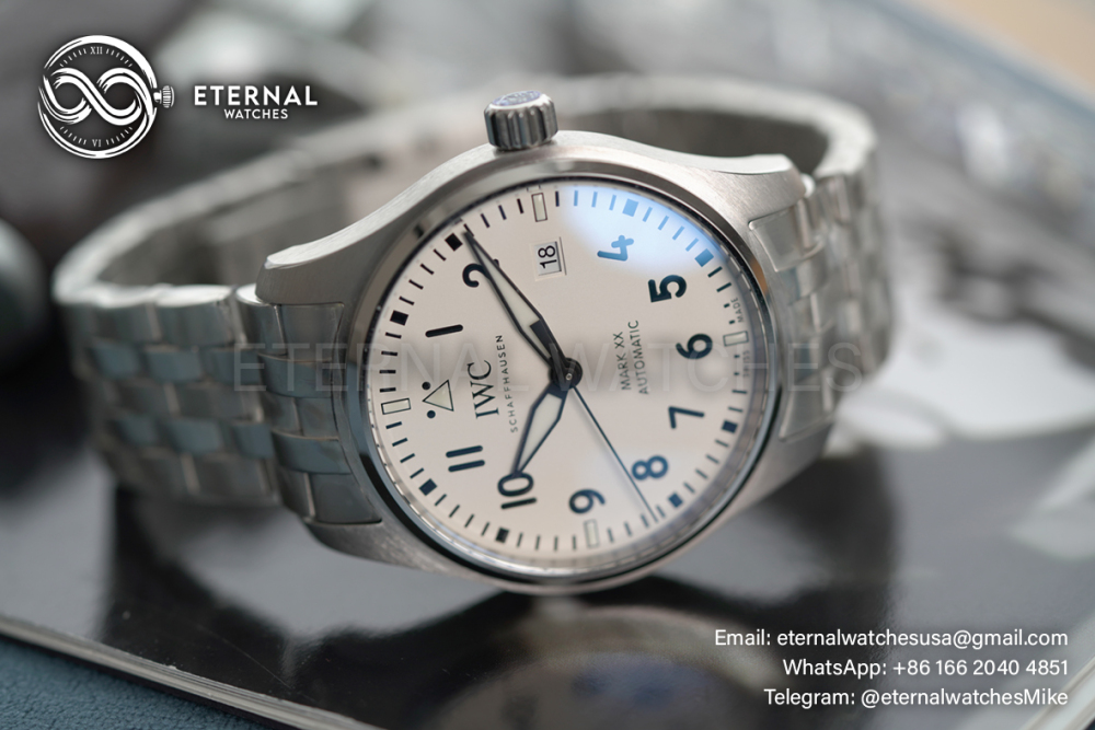 IWC - Pilots Watch Mark XX 40mm SS/SS White Dial V7F A2892