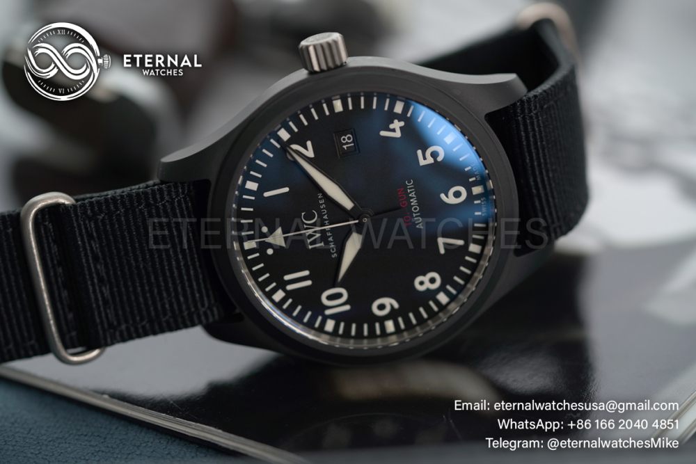 IWC - Pilots Watch Top Gun 41mm CER/NY Black Dial V7F A32111