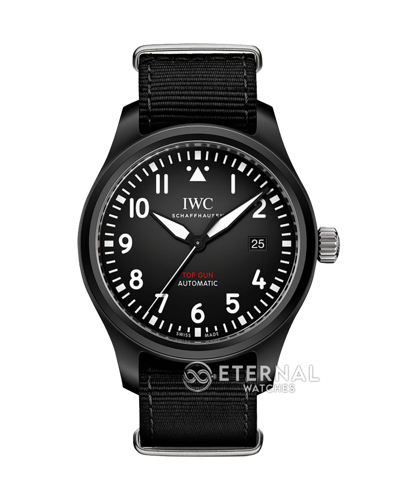 IWC - Pilots Watch Top Gun 41mm CER/NY Black Dial V7F A32111