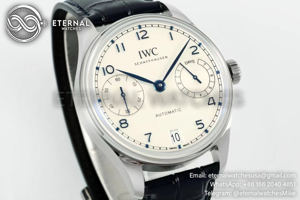 IWC - Portugieser 7 Days 2024 42mm SS/LE White/Blue APS A52010