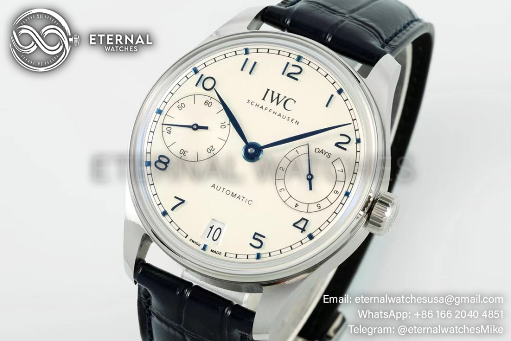 IWC - Portugieser 7 Days 2024 42mm SS/LE White/Blue APS A52010