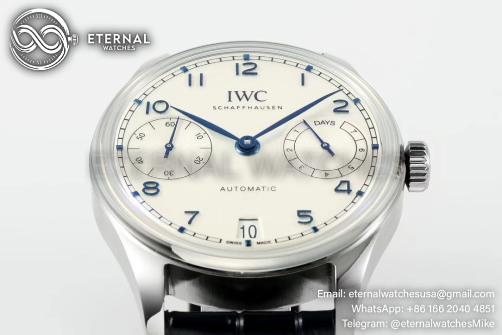 IWC - Portugieser 7 Days 2024 42mm SS/LE White/Blue APS A52010
