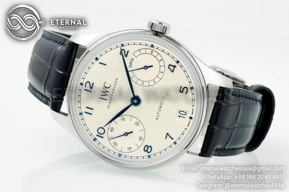 IWC - Portugieser 7 Days 2024 42mm SS/LE White/Blue APS A52010