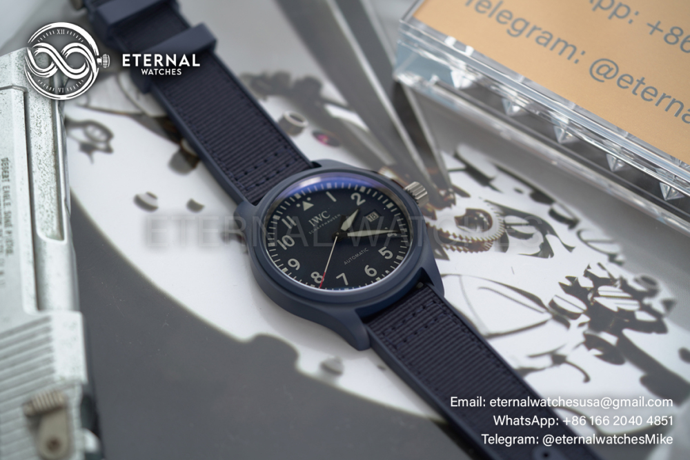 IWC - Pilots Watch Mark XVIII 41mm Laureus Sport for Good CER/NY Blue Dial V7F A2892