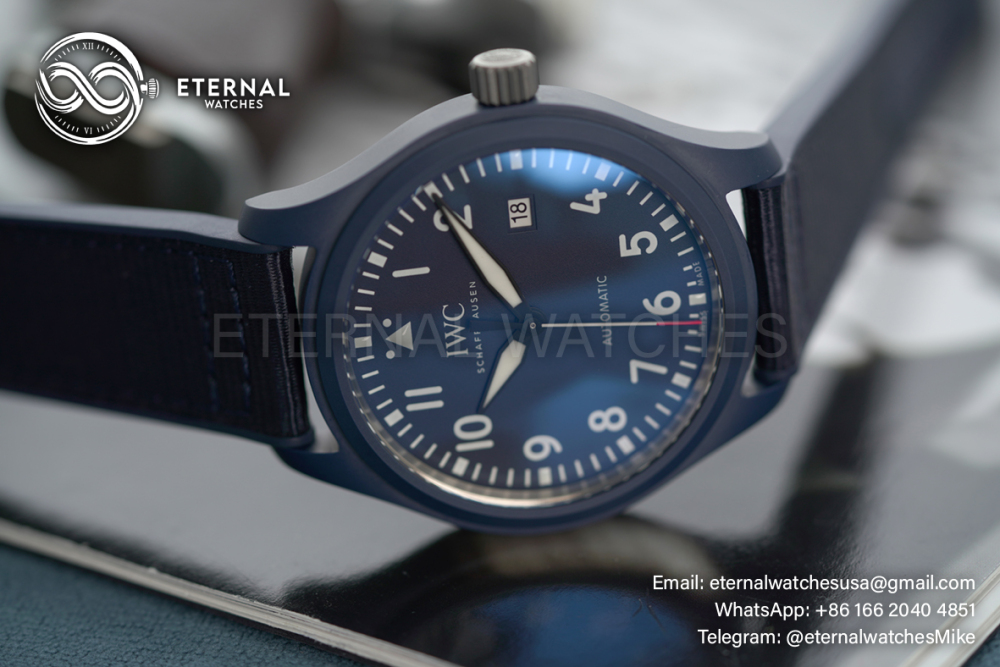 IWC - Pilots Watch Mark XVIII 41mm Laureus Sport for Good CER/NY Blue Dial V7F A2892