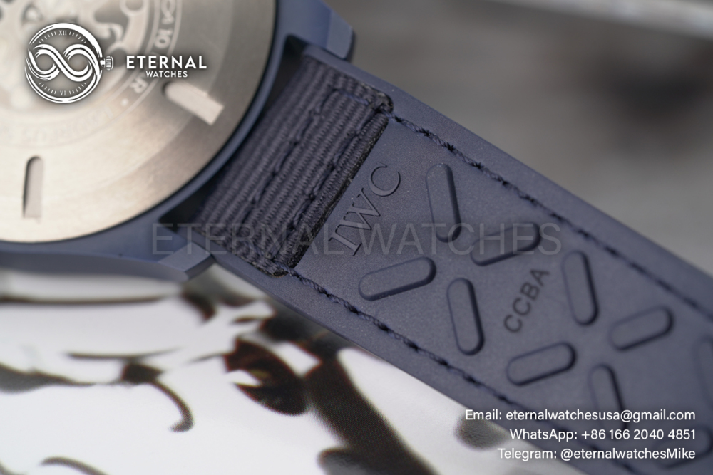 IWC - Pilots Watch Mark XVIII 41mm Laureus Sport for Good CER/NY Blue Dial V7F A2892