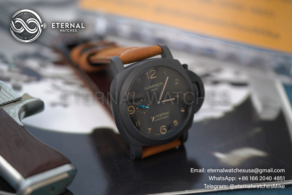 PANERAI - PAM1441 Luminor 3 Days GMT 44mm CER/LE VSF P9010