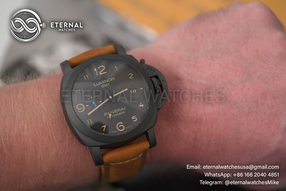 PANERAI - PAM1441 Luminor 3 Days GMT 44mm CER/LE VSF P9010