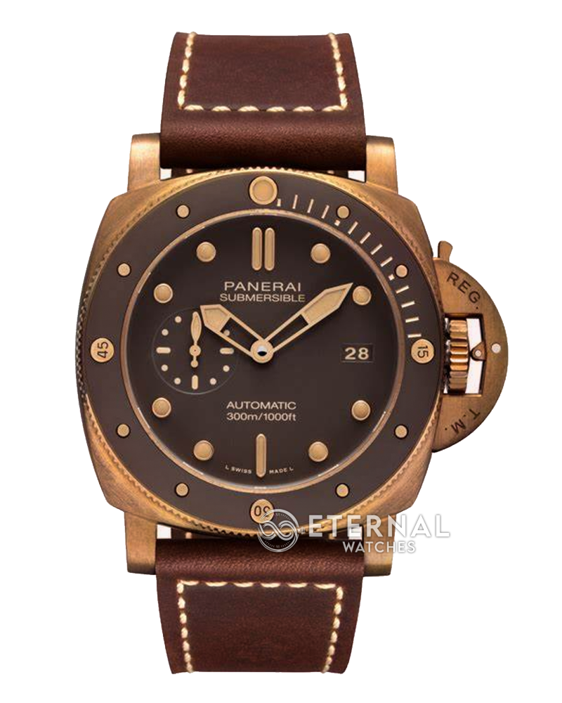 PANERAI - Submersible PAM968 47mm Bronzo/LE Brown Dial VSF P9010 Super Clone