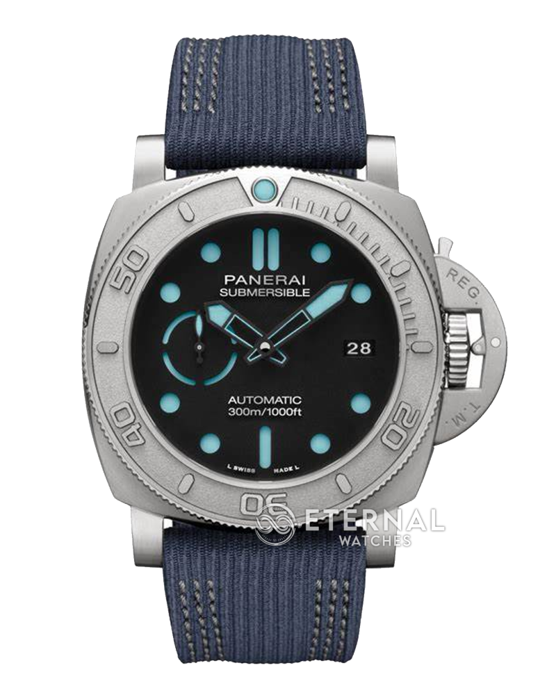 PANERAI - PAM985 Mike Horn Submersible Blue TI/NY VSF P9010