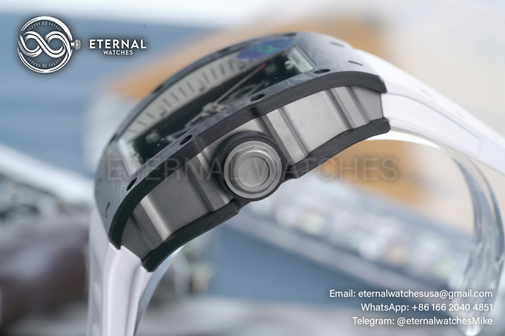 RICHARD MILLE - Super Clone RM055 White NTPT/RU Skeleton Dial UOKF RMUL2