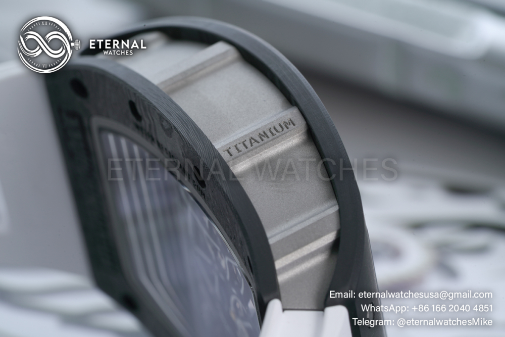 RICHARD MILLE - Super Clone RM055 White NTPT/RU Skeleton Dial UOKF RMUL2