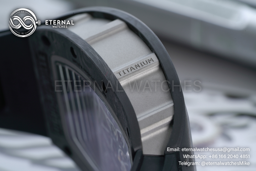 RICHARD MILLE - Super Clone RM055 Black NTPT/RU Skeleton Dial UOKF RMUL2