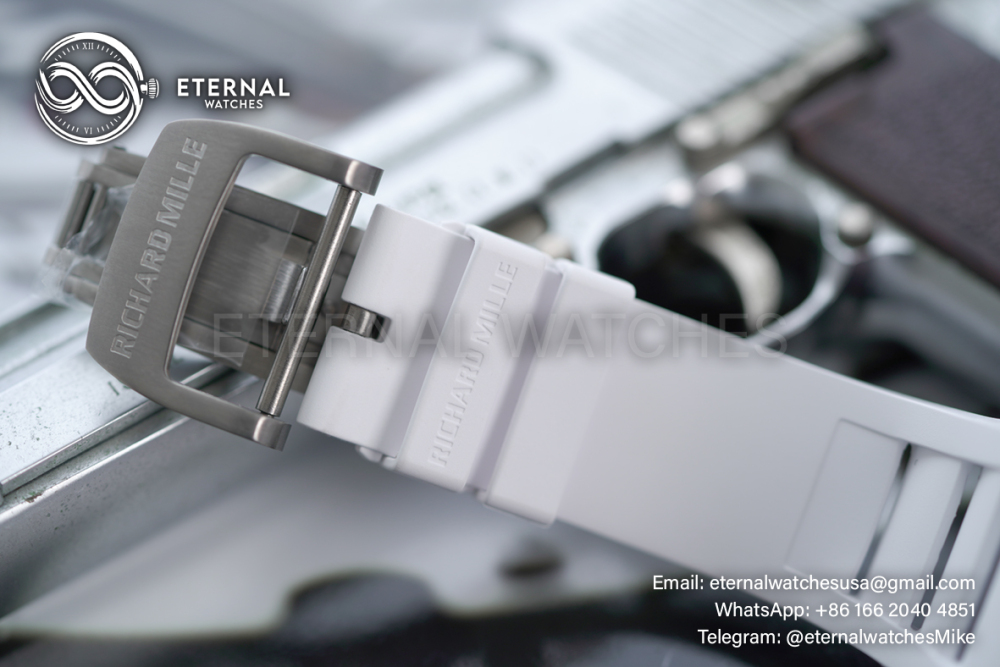 RICHARD MILLE - Super Clone RM055 White NTPT/RU Skeleton Dial UOKF RMUL2