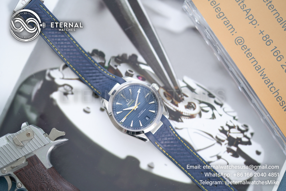 OMEGA - Aqua Terra 150m 41mm SS/RU Dark Blue Dial VSF A8900 Super Clone