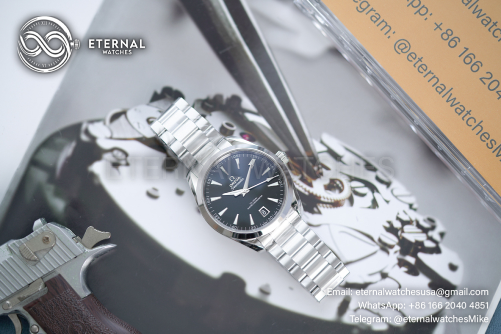 OMEGA - Seamaster Aqua Terra 150m 41mm SS/SS Black VSF A8900 Super Clone