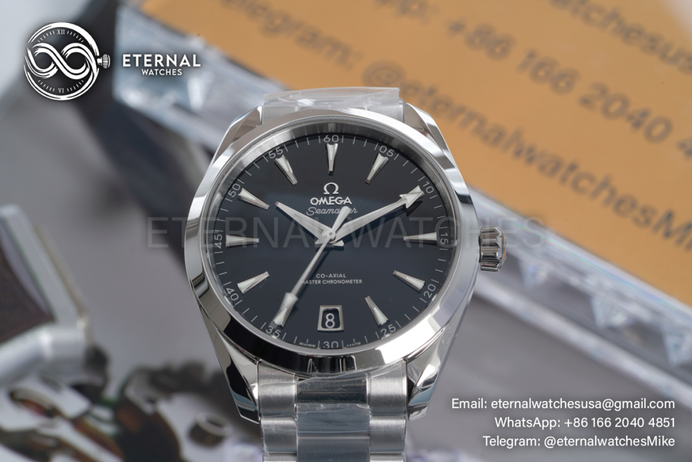 OMEGA - Seamaster Aqua Terra 150m 41mm SS/SS Black VSF A8900 Super Clone