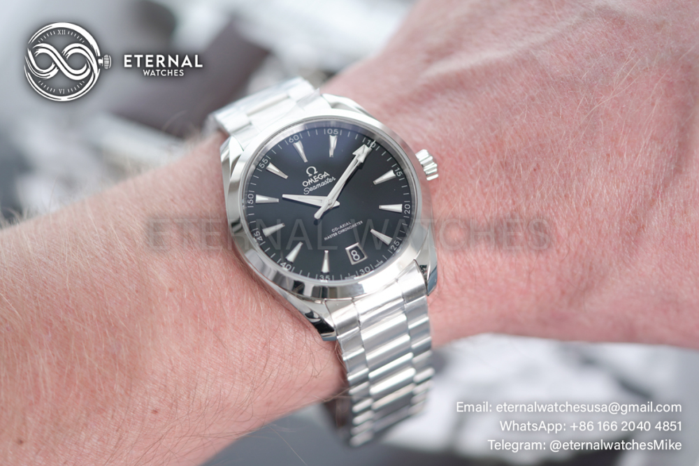 OMEGA - Seamaster Aqua Terra 150m 41mm SS/SS Black VSF A8900 Super Clone