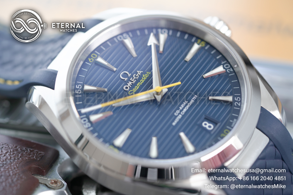 OMEGA - Aqua Terra 150m 41mm SS/RU Dark Blue Dial VSF A8900 Super Clone